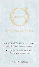 Масло "Блонд Уход" с маслом арганы и маслом семян льна Barex Italiana Olioseta il Treatment Blonde-Fine Hair (пробник)