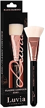 Кисть для контуринга, E205, черная Luvia Cosmetics Classic Contour Brush Black