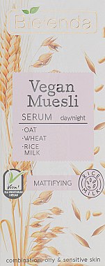 Ser matifiant pentru față - Bielenda Vegan Muesli Serum