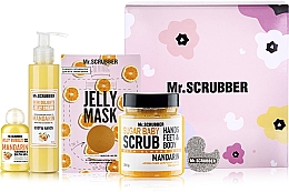 Набор Mr.Scrubber Orange Care (b/scr/300g + cr/gel/150ml + lip/scr/50ml + sh/gel/50ml)