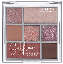 LAMEL Make Up Selflove Eyeshadow Palette Палетка теней для век