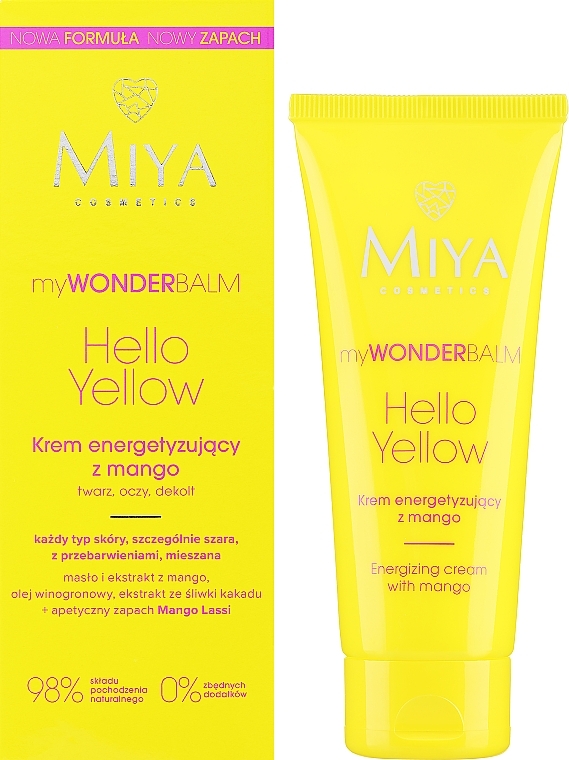 Энергетический крем с манго Miya Cosmetics My Wonder Balm Hello Yello