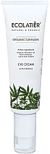 Cremă fermantă pentru zona ochilor, cu canabis organic Ecolatier Organic Cannabis Eye Cream