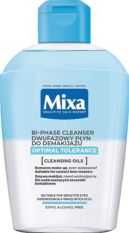 Loțiune demachiantă pentru ochi, în două faze - Mixa Optimal Tolerance Bi-Phase Cleanser