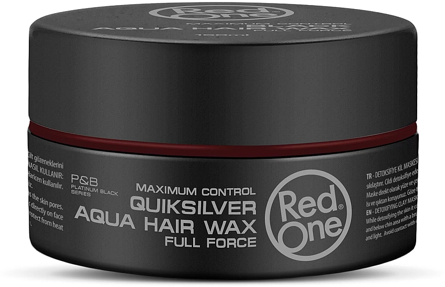 Аквавоск для волос ультрасильной фиксации - RedOne Aqua Hair Wax QuickSilver