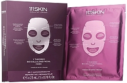 Mască de față calmantă și vindecătoare 111SKIN Y Theorem Bio Cellulose Facial Mask Box