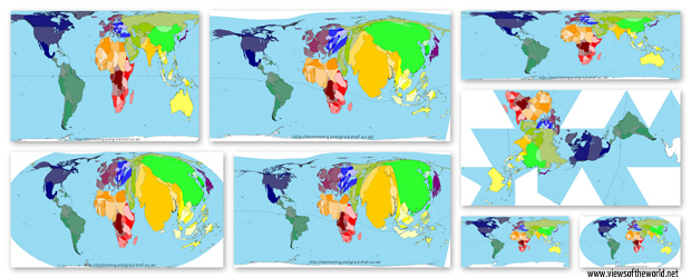 Types Of World Maps Projection - United States Map