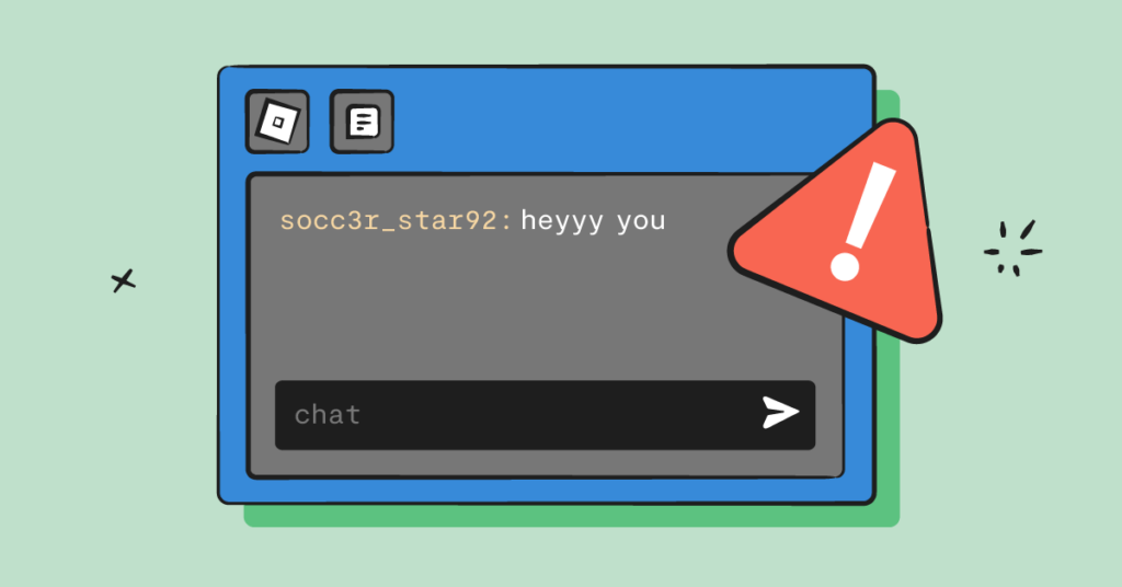 Video game chat room box