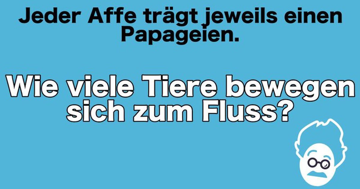 Wie viele Tiere bewegen sich zum Fluss?