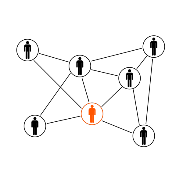 Black Orange Men Network PNG images