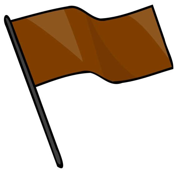 Brown Flag PNG Clip art