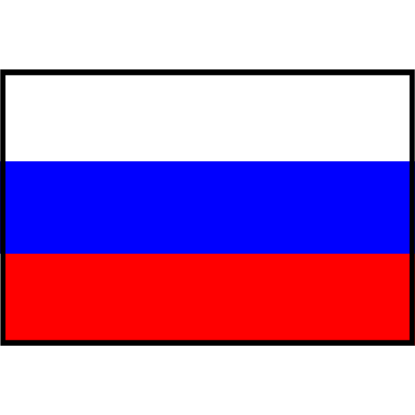 Flag Of Russia Bordered PNG Clip art