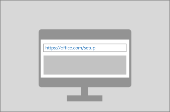 Gehen Sie mit Ihrem Webbrowser auf https://office.com/setup.