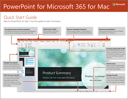 PowerPoint 2016 for Maci lühijuhend