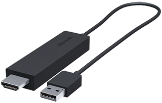 Egy Microsoft Wireless Display Adapter illusztrációja