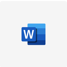 App-ikonet for Word