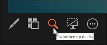 Inzoomen op de dia