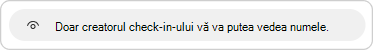 Descrierea confidențialității este furnizată atunci când răspundeți la arhivare