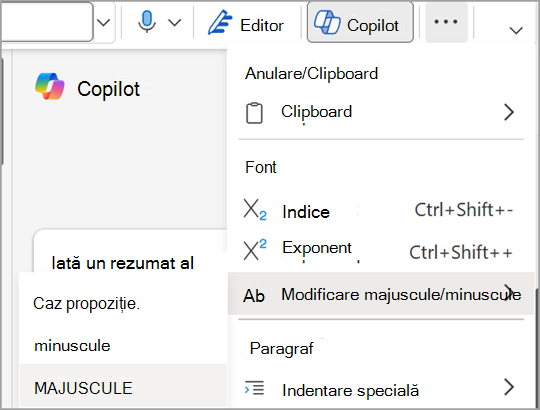 one.png de captură de ecran modificare majuscule/minuscule