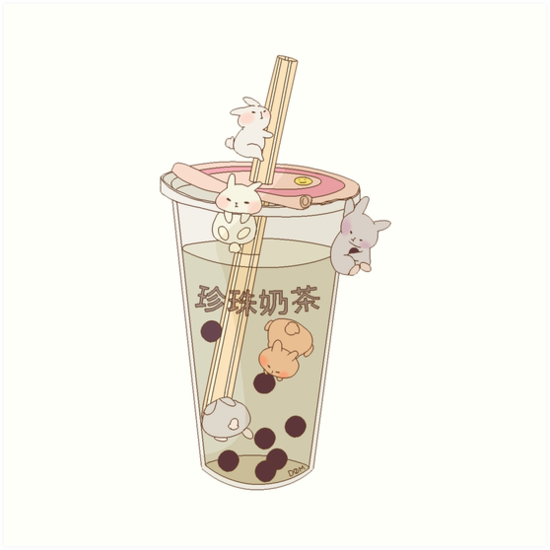 Boba Tea Grawings / 