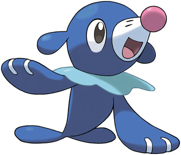 Popplio artwork by Ken Sugimori