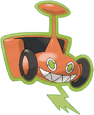 Rotom (Mow Rotom) artwork by Ken Sugimori