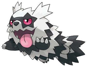 Galarian Zigzagoon artwork by Ken Sugimori