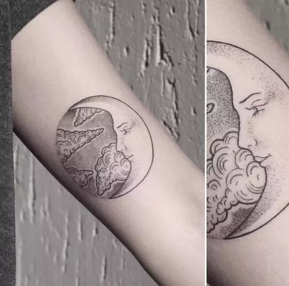 20 Moon Tattoos That Are Simply Magical  CafeMomcom