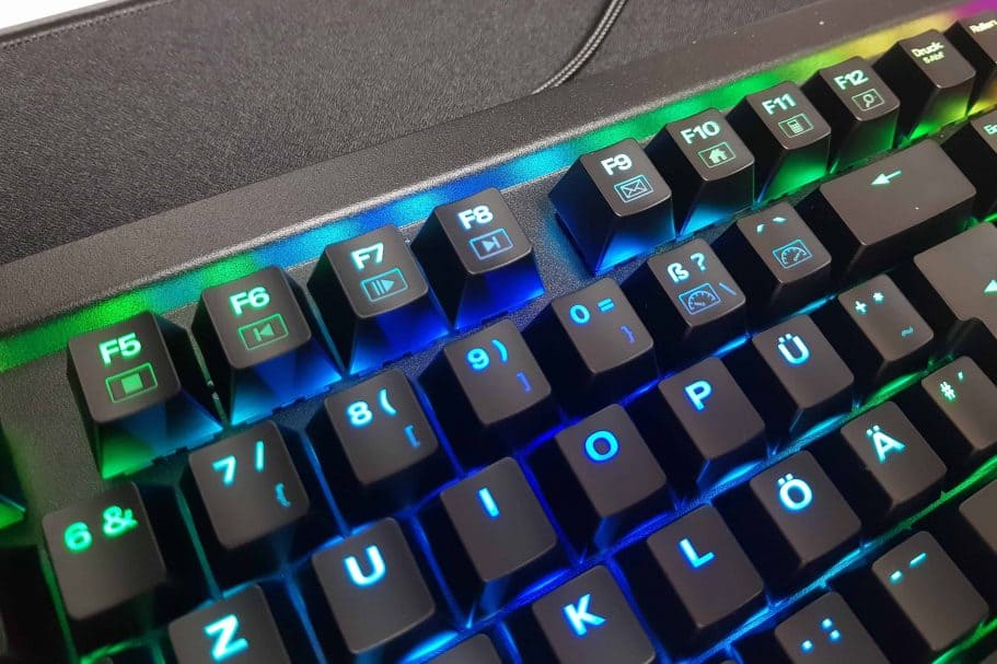 Gaming-Tastatur Test: Doppelbelegung