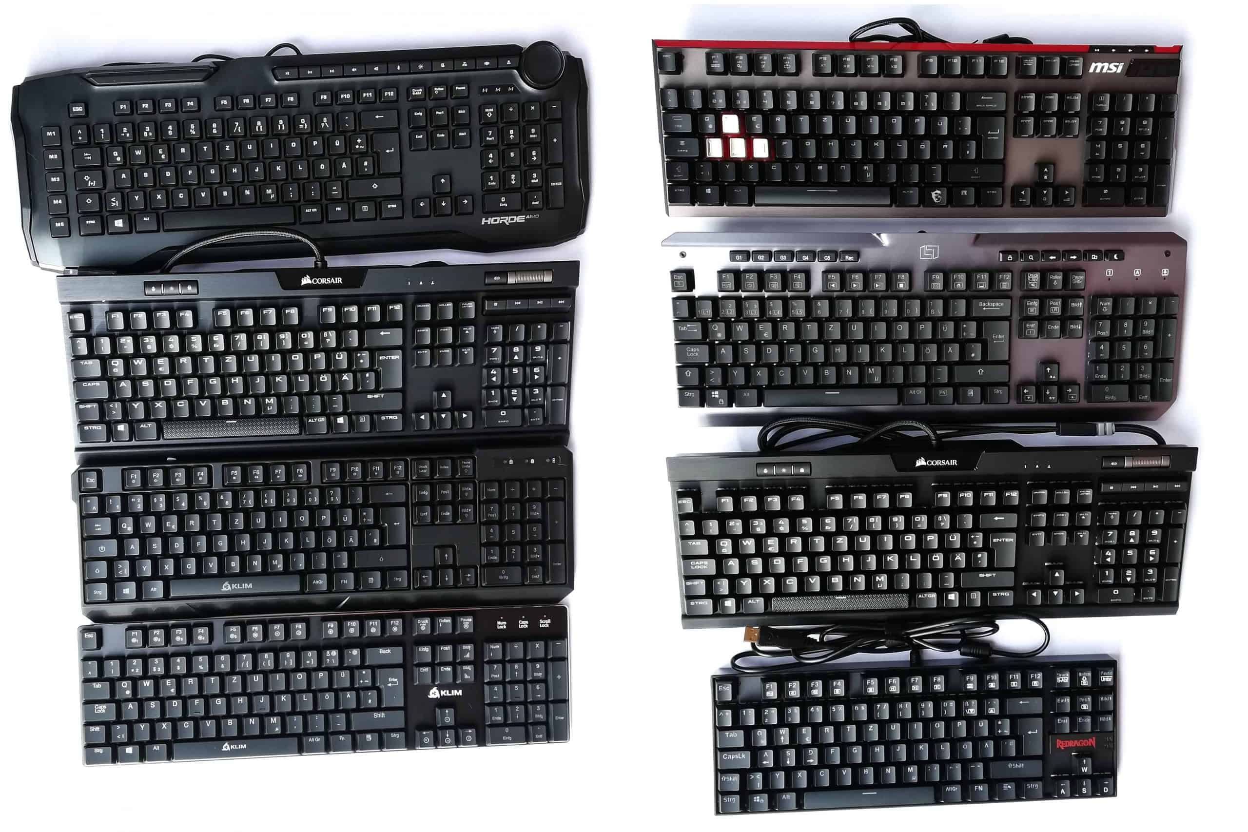 Gaming-Tastatur Test: Gaming Tastaturen