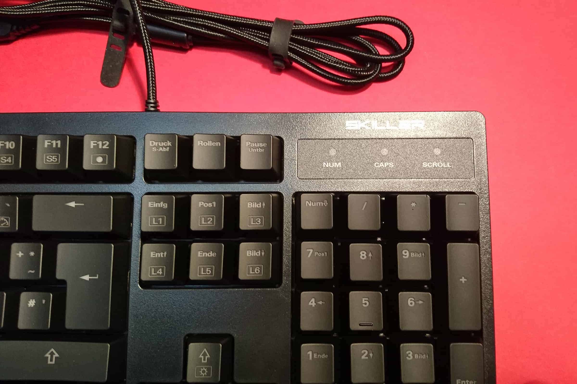 Gaming-Tastatur Test: Gaming Tastatur Sharkoon Skiller Mech Sgk30