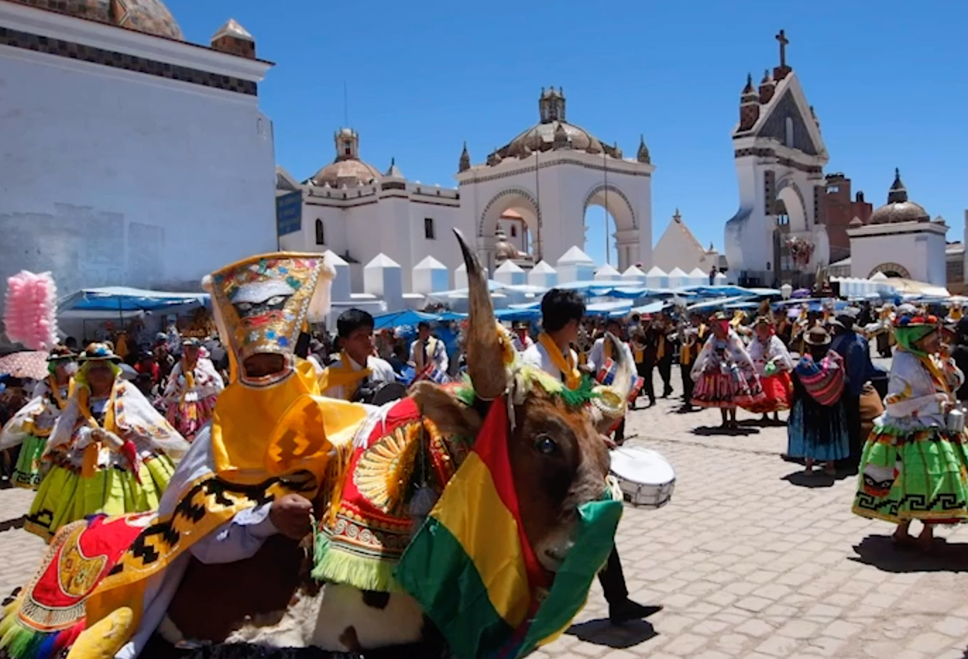 Fest der Virgen de la Candelaria in Copacabana, Bolivien