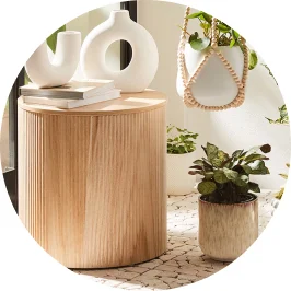 Ribbed Side Tables