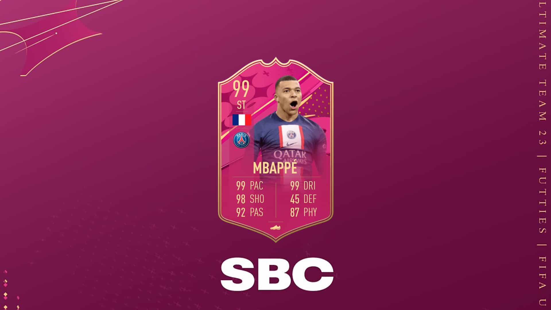 FIFA 23 SBC Kylian Mbappe FUTTIES: Disponibile La Nuova Carta Speciale ...