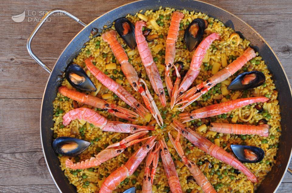 Ricetta - Paella de mariscos - Le ricette dello spicchio d'aglio