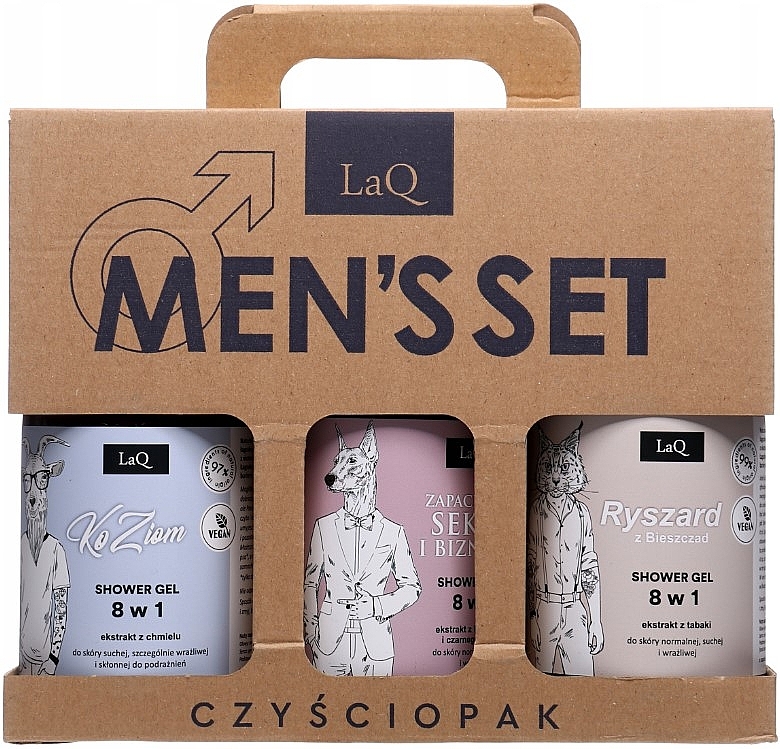 Set - LaQ Men's Set (sh/gel/3x500ml)