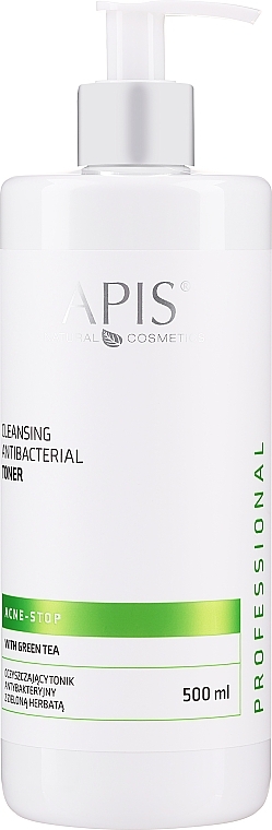 Tonico con estratti di tè verde per il viso - APIS Professional Cleansing Antibacterial Tonic