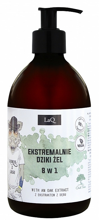 Gel doccia con estratto di quercia, per uomo - LaQ