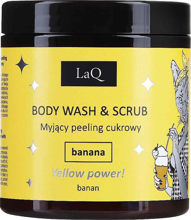 Scrub corpo "Banana" - LaQ Body Scrub&Wash Peeling Banana