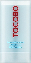 Stick per la protezione solare Tocobo Cotton Soft Sun Stick SPF50+ PA++++