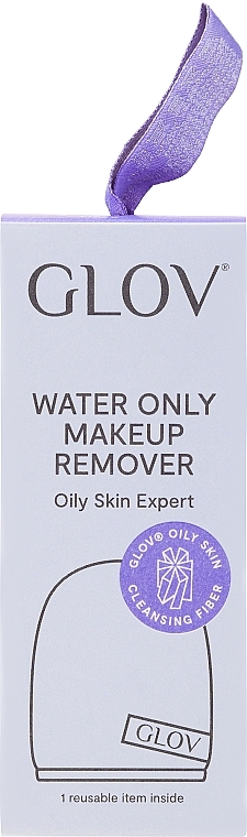 Guanto struccante, viola - Glov Expert Oily and Mixed Skin