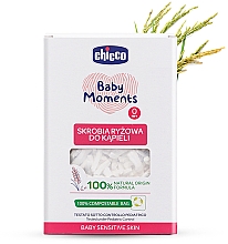 Amido di riso da bagno per pelli sensibili Chicco Baby Moments