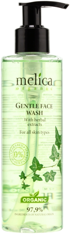 Lozione detergente viso con estratti di erbe - Melica Organic Gentle Face Wash