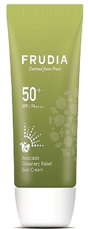 Crema solare rigenerante con avocado - Frudia Avocado Greenery Relief Sun Cream SPF50 + PA ++++