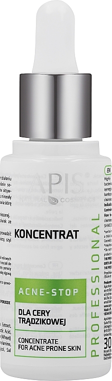 Concentrato per viso - APIS Professional Concentrate For Acne Skin