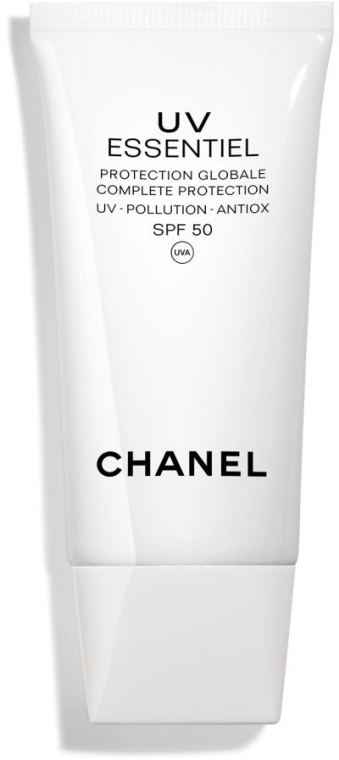 Crema viso antiossidante con protezione solare SPF 50 - Chanel UV Essentiel Complete Protection UV-Pollution-Antiox SPF 50