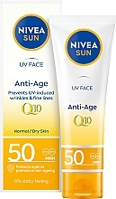 Crema solare antietà SPF50 NIVEA Sun UV Face Q10 Anti-Age & Anti-Pigments