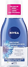 NIVEA Visage Double Effect Eye Make-Up Remover Struccante occhi bifasico