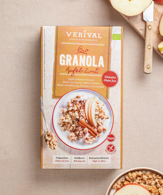 Granola con Mele e Cannella