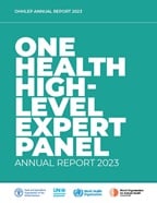 One Health High-Level Expert Panel Annual Report 2023 pub cover